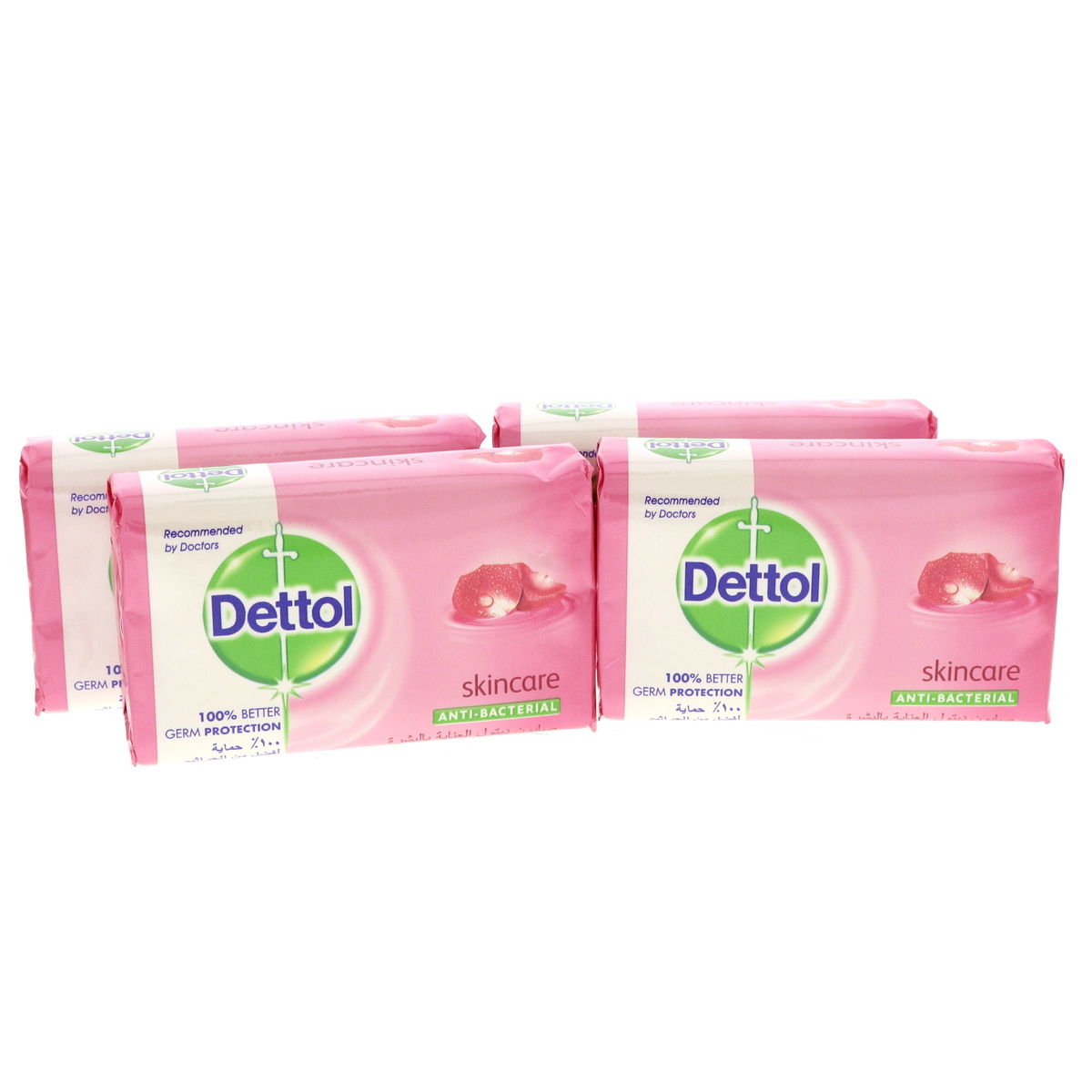 Dettol Anti-Bacterial Soap Skincare 165g x 4pcs 